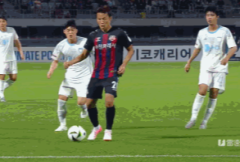 赵贤佑扑救失误 姜尚润推空门得手 暂时1-1蔚山水原FC