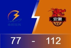 NBL季后赛报告：杰克逊24分&吉伦沃特22分 合肥狂风安徽文112-77