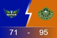 WNBA战报：劳伊德26分三节打卡 奥贡鲍尔21+6 风暴95-71飞翼