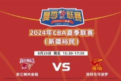 五天五赛！CBA夏季联赛裕民站赛程公布：8月23日15:30首战开始