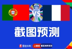 C罗PK姆巴佩！在截图中预测葡萄牙vs法国的比分！