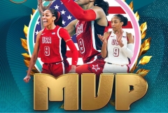 官方FIBA：美国球员威尔逊获得巴黎奥运会女篮MVP